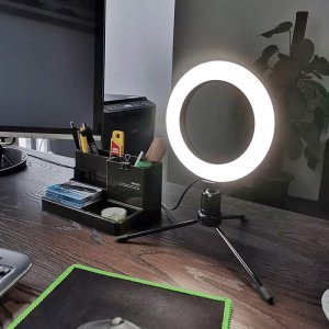 Luz e Iluminador Ring Light 6 Polegadas 36 Led Usb Led Misto Mesa