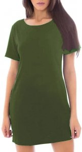 Vestido Camisetão Feminino Para Mulheres Alta Qualidade Super Estiloso – Slim Fitness Fashion