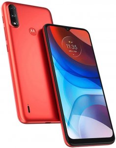 Celular Motorola Moto E7 Power Vermelho Coral 32gb Tela 6.5 Cam Dupla 13mp + 2mp