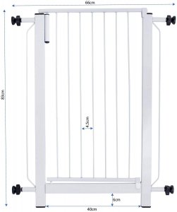 Grade para Porta Segurança e Proteção de Bebes e Pets, vãos de 81cm 82cm 83cm 84cm 85cm