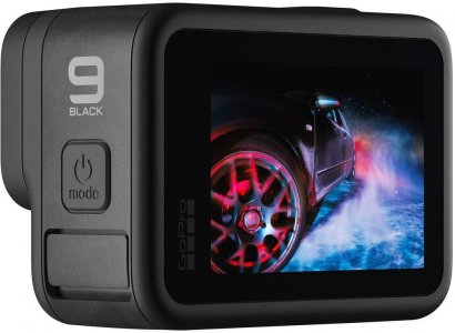 Câmera GoPro HERO9 Black à Prova D'água com LCD Frontal, Vídeo em 5K, Foto de 20 MP, Transmissão Ao Vivo em 1080p, Webcam, Hypersmooth 3.0