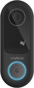 Campanhia Inteligente Vídeo Porteiro Izy Smart intelbras IVW 3000 Preto