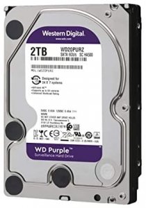 HDD WD *purple* 2TB- para SEGURANCA/VIGILANCIA/DVR - WD20PURZ