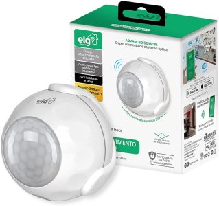 Sensor de Movimento e Detecção Inteligente WI-FI, 360°, Multiusuário e Acionamento Remoto - SHSP500 ELG