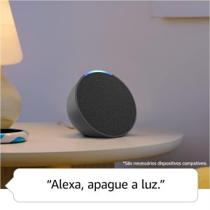Echo Pop | Smart speaker compacto com som envolvente e Alexa