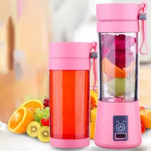 Mini Liquidificador Portátil USB Juice Shake 6 Lâminas - Suco Fresco em Qualquer Lugar