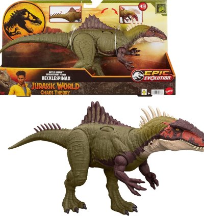 Dinossauro de Brinquedo Jurassic World Becklespinax - Rugido de Batalha com Realidade Aumentada