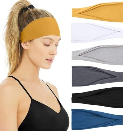 Bandanas Femininas Huachi | Antiderrapante, Absorção de Suor e Acessórios para Yoga e Exercícios - À partir de R$23,79 / Unidade