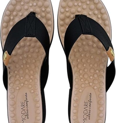Tamanco de Dedo Feminino Modare Casual Ultraconforto com Bolhas Napa Floater Sense Flex - 7142 106 - De: R$54,99 - R$133,99